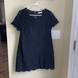 Black lace dress